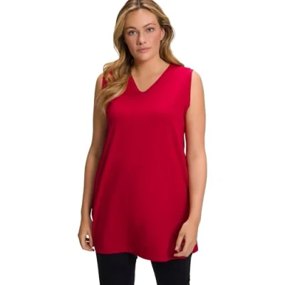 Abbildung von Ulla Popken, Damen, große Größen, Basic V Top