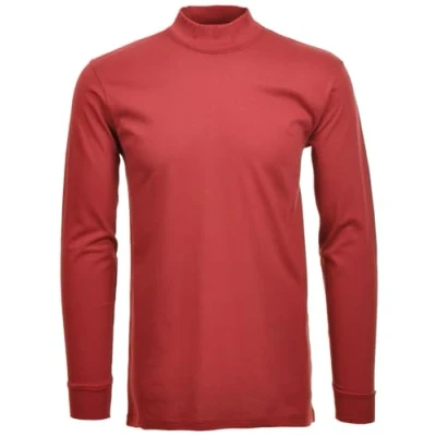 Abbildung von RAGMAN Herren Stehkragenshirt langarm Gr. M, Weinrot 061
