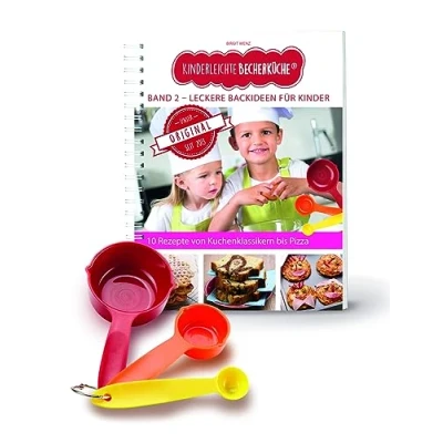 Abbildung von Kinderleichte Becherküche Band 2 3 Messbecher und ein Rezeptbuch mit 10 Rezepten, Leckere Backideen für Kinder, Bekannt aus Die Höhle der Löwen: ... Backen Kochen Kinder ab Jahren)