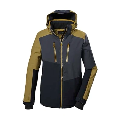 Abbildung von killtec Herren Skijacke/Funktionsjacke mit abzippbarer Kapuze und Schneefang KSW 70 MN SKI JCKT, blasses oliv, M, 41957 000