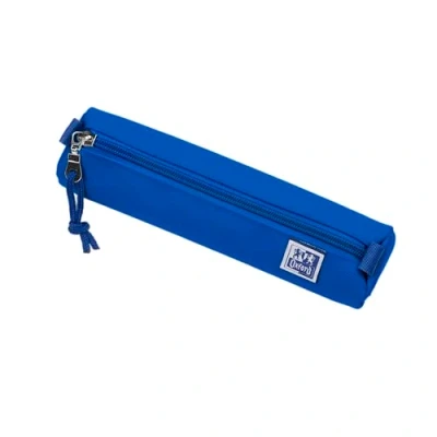 Abbildung von Oxford Federmäppchen für Mädchen und Jungen, Ø 4 cm rund, Stifte Etui, langlebig, blau