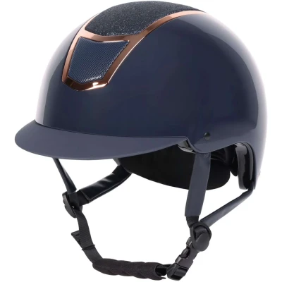 Abbildung von Harry&#039;s Horse Reithelm Matterhorn Sparkle Navy/Rosegold 59 61