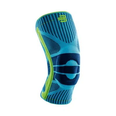 Abbildung von Bauerfeind Kniebandage „Knee Support“ mit Silikonring, Rechts &amp; links tragbar