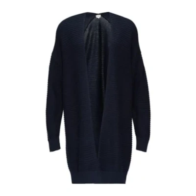 Abbildung von s.Oliver Damen 2154766 Strickjacke mit Strukturmuster, 5959 Blau, 36