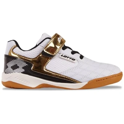 Abbildung von Lotto Unisex Kinder Sneaker, White Gold, 32 EU
