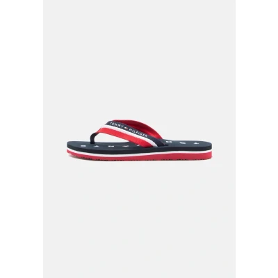 Abbildung von Tommy Hilfiger Loves Beach Zehentrenner, Damen, Größe: 40, Blue Schuhe