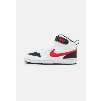 Abbildung von Nike Sportswear Court Borough MID Unisex Sneaker high für Kinder, Größe: 36.5, White/universe red/black Schuhe