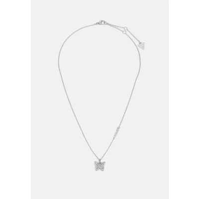 Abbildung von Guess Chrysalis Halskette silvercoloured, Damen, Größe: One Size, Silver coloured