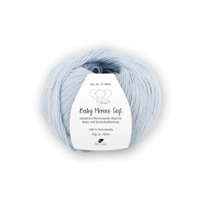 Abbildung von PRO LANA Baby Merino Soft Farbe: Hellblau (56) 25 g/ca. 100 m Wolle