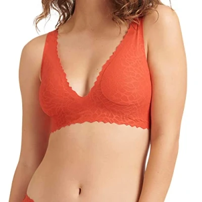 Abbildung von sloggi Damen Zero Feel Lace 2.0 Bralette Top, Watermelon, M