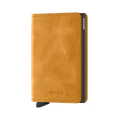 Abbildung von Secrid Slimwallet Vintage Ochre Kostenlose Gravur
