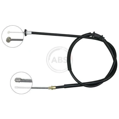 Abbildung von A.B.S. K13096 Handbremsseil 1535 Trommelbremse für Links /Rechtslenker FIAT: Idea, LANCIA: Ypsilon II