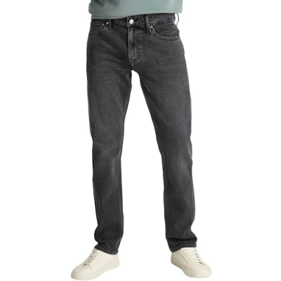 Abbildung von Calvin Klein Herren Jeans Hose Slim mit Stretch, Schwarz (Denim Black), 32W/34L