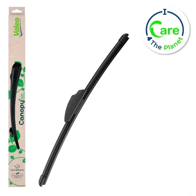 Abbildung von Scheibenwischer Valeo Canopy 583902 350mm Flachbalkenwischblatt, Wischgummi aus &gt;80 % nachhaltigen Materialien TOYOTA: Auris Estate