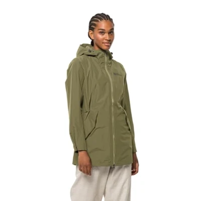 Abbildung von Jack Wolfskin Damen Dakar Parka W Mantel, Bay Leaf, X Large