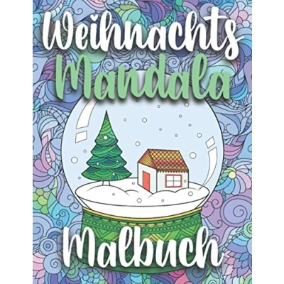 Abbildung von Weihnachts Mandala Malbuch: Entspannendes Malbuch für Erwachsene Mandalabuch