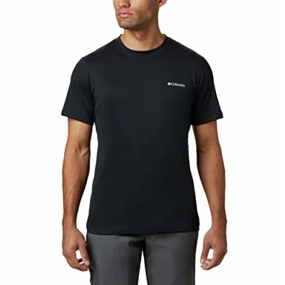 Abbildung von Columbia RULES Short Sleeve Sport Tshirt, Herren, Größe: Small, Black