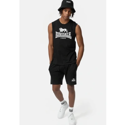 Abbildung von Lonsdale Normale Passform Shorts, Herren, Größe: 4XL, Black white