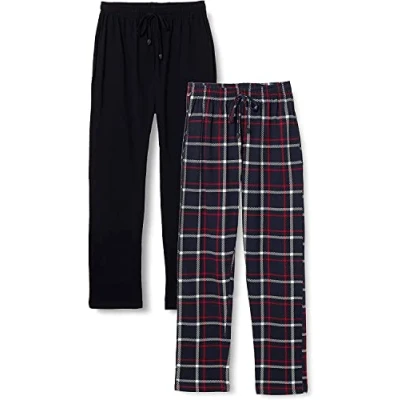 Abbildung von FM London Herren (2er pack) Pyjama Für Bottom, Marineblau, M EU