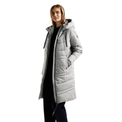 Abbildung von Cecil Melange Wintermantel, Damen, Größe: Large, Silber