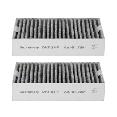 Abbildung von Supremery 2x Aktivkohlefilter kompatibel mit Miele Dunstabzugshauben DKF 31 P Geruchsfilter Aktivkohle