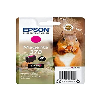 Abbildung von Epson EP64576 Original 378 Tinte Eichhörnchen (XP 8500, XP 8600, 8605, 15000), magenta