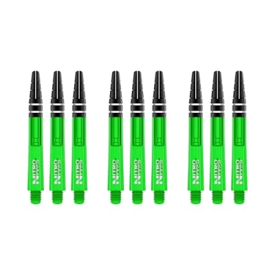Abbildung von RED DRAGON Nitrotech Intermediate Dart Stiele Grün 3 Sets pro Packung (insgesamt 9 Stiele)