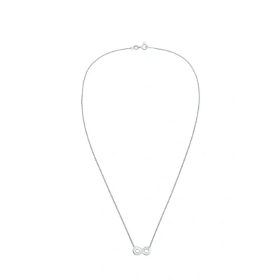 Abbildung von Elli Infinity Symbol Halskette, Damen, Größe: 40, Silber