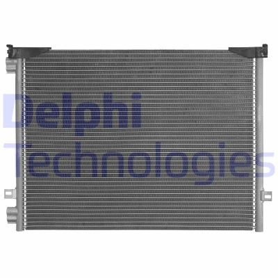 Abbildung von DELPHI CF20144 Klimakondensator ohne Trockner 16 OPEL: Vivaro A Van, Combi, RENAULT: TRAFIC 2 Bus, Kasten, NISSAN: Primastar Van