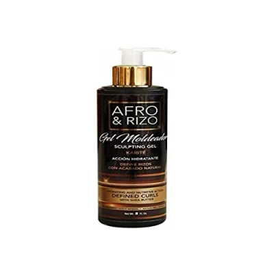 Abbildung von Afro &amp; Rizo Sculpting Gel 236ml Modelliergel für definierte und mit Feuchtigkeit versorgte Locken, frei von Sulfaten, Parabenen Mineralöle