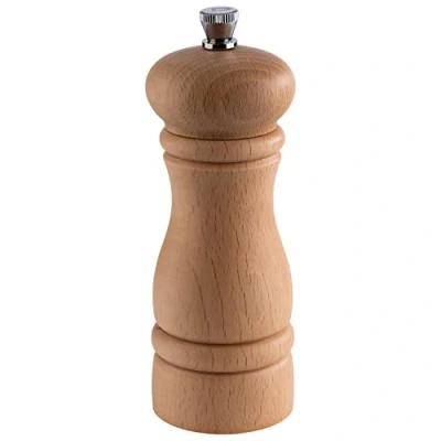 Abbildung von APS 40570 Pfeffermühle aus Buchenholz, Keramikmahlwerk, Ø 5,5 cm, Höhe 15,5 cm