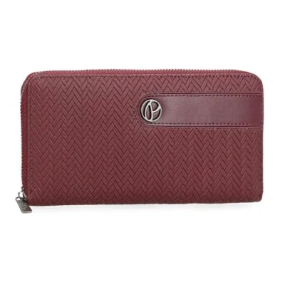Abbildung von Pepe Jeans Sprig Geldbörse mit Kartenfach, rot, 19,5 x 10 2 cm, Kunstleder von Joumma Bags, Talla única, Brieftasche Kartenfächern