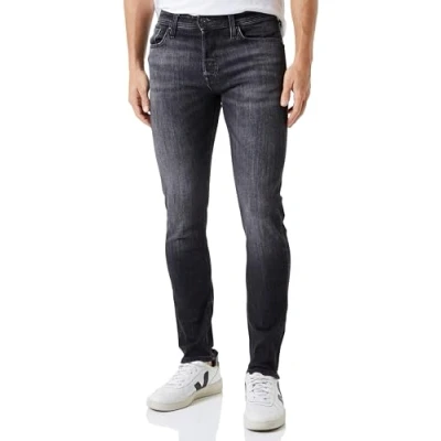 Abbildung von Jack &amp; Jones Jjimike Jjoriginal Jeans Slim Fit, Herren, Größe: 34x30, Black denim