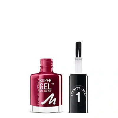 Abbildung von Manhattan Cosmetics Super GEL NAIL Polish Nagellack, Damen, Größe: One Size, 685 seductive red
