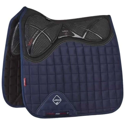 Abbildung von LeMieux Schabracke X Grip Twin Square Dressur Navy L (Full)