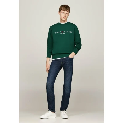 Abbildung von Tommy Hilfiger LOGO Sweatshirt, Herren, Größe: XS, Ornamental green