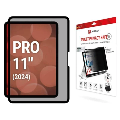 Abbildung von Displex Displayschutzfolie »Tablet Privacy Safe«, für Apple iPad Pro 11 (2024), Blickschutzfolie, Schutzfolie, Bildschirmschutz, kratz &amp; stoßfest
