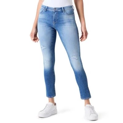 Abbildung von ONLY SKINNY fit Jeans »ONLSHAPE REG DNM GEN857«, mit Destroyed Effekt