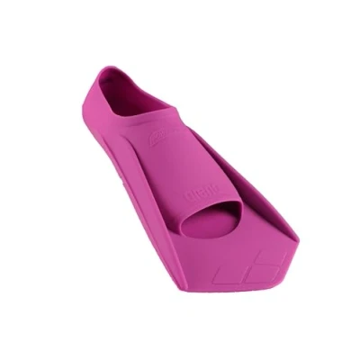 Abbildung von arena Powerfin Schwimmflossen, Trainingsflossen für Erwachsene, 100% Silikon, Bequeme und Kurze Pink Black (95)