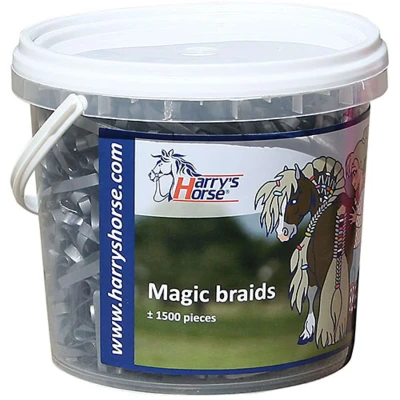 Abbildung von Harry&#039;s Horse Magic Braids Eimer Silber