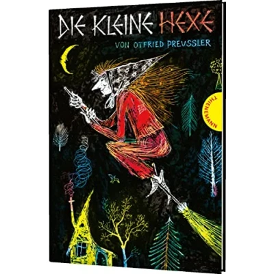 Abbildung von Die kleine Hexe: Kinderbuch Klassiker ab 6, gebundene Ausgabe schwarz weiß illustriert