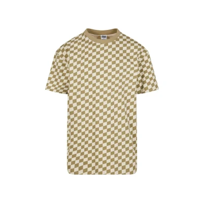 Abbildung von Urban Classics Check Tshirt print, Herren, Größe: 4XL, Khakicheck