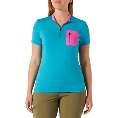 Abbildung von CMP Stretch Fahrrad T Shirt für Damen, hawaiisch, D36