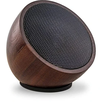 Abbildung von InLine 55380H woodwoom, Mini Bluetooth Walnuss Holz Lautsprecher, 52mm, braun
