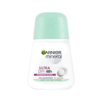 Abbildung von Garnier Anti Transpirant, Intensiver Schutz vor Körpergeruch &amp; Achselnässe, Bis zu 48 Stunden Wirkung, Mineral UltraDry, 1 x 50 ml