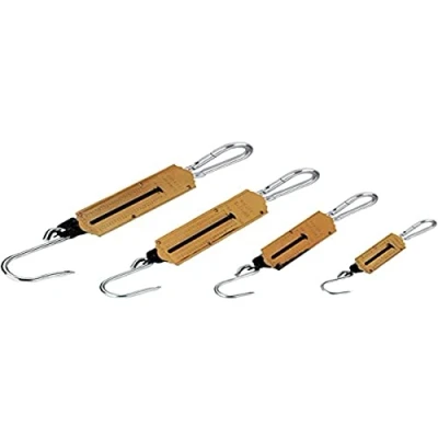 Abbildung von KERBL Federwaage (Waage bis zu 25 Kg, 23,6 x 7,5 3 cm Messgerät für schnelle Gewichtskontrollen, Aufhängehaken) 29943