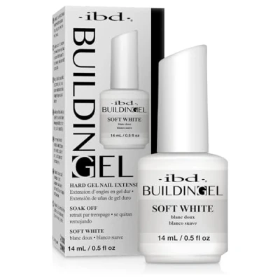 Abbildung von IBD Building Gel Soft White, 1er Pack (14 ml) MADE in USA 2 1 Aufbaugel für Natürliche Nagelverlängerung