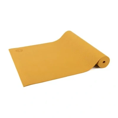 Abbildung von Bodhi Yogamatte Asana Rutschfeste Übungsmatte Schadstofffrei &amp; Waschbar Matte aus PVC Fitnessmatte für Yoga, Pilates Gymnastik Antirutschmatte deine Yogapraxis Mango