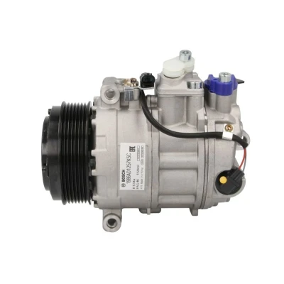 Abbildung von BOSCH 1 986 AD1 257 Kompressor 12V PAG 46 R134a mit Montageanleitung, Dichtring MERCEDES BENZ: S Class Saloon, ML