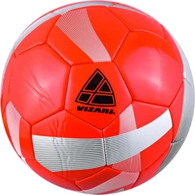 Abbildung von VizariI Hydra Fußball Trainingsball Fussbal Fußbälle für Kinder &amp; Erwachsene Erhältlich in 3 Farben Rot Größe 4
